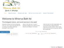 Tablet Screenshot of minervabath.com